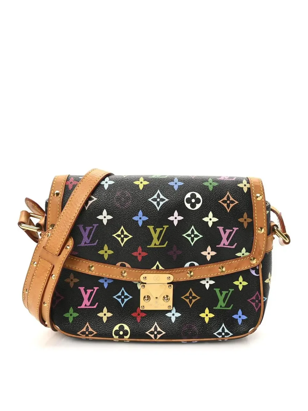 Louis Vuitton Multicolor Sologne Black #325385L13B